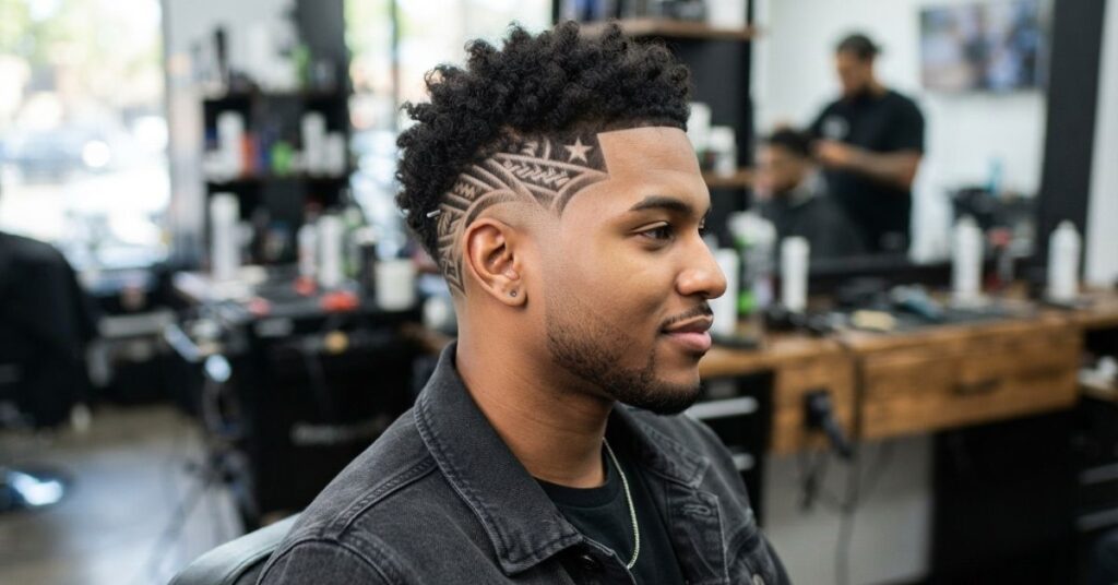 Burst Fade with Design