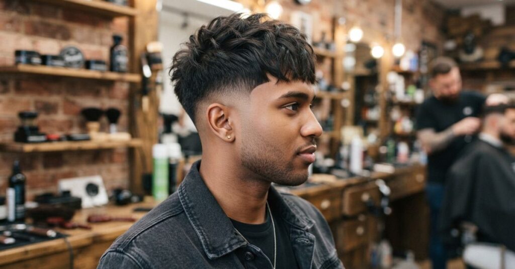 Burst Fade Textured Fringe