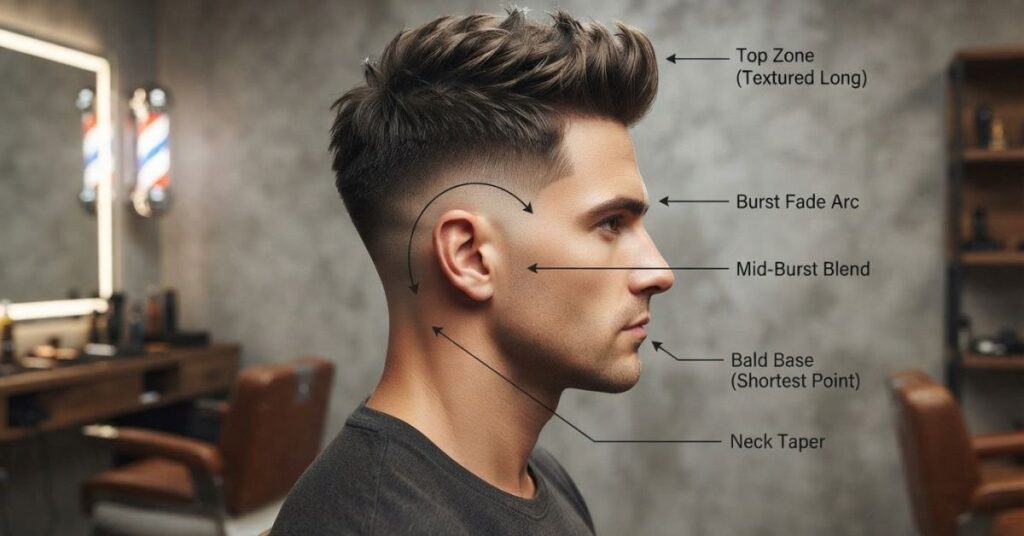 What Is a Straight Burst Fade Haircut?