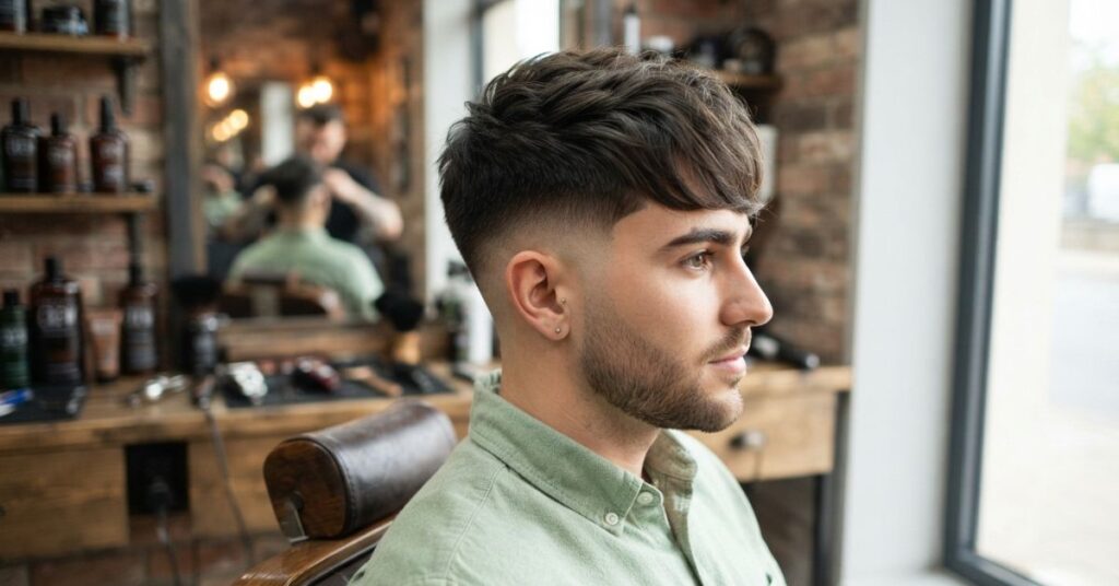 Thick Hair Burst Fade Fringe