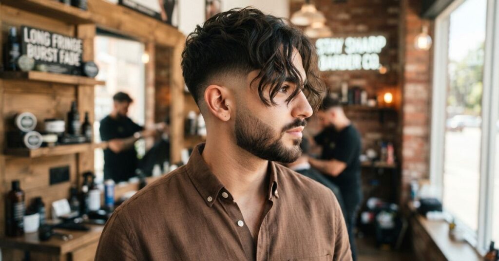 Long Fringe Burst Fade