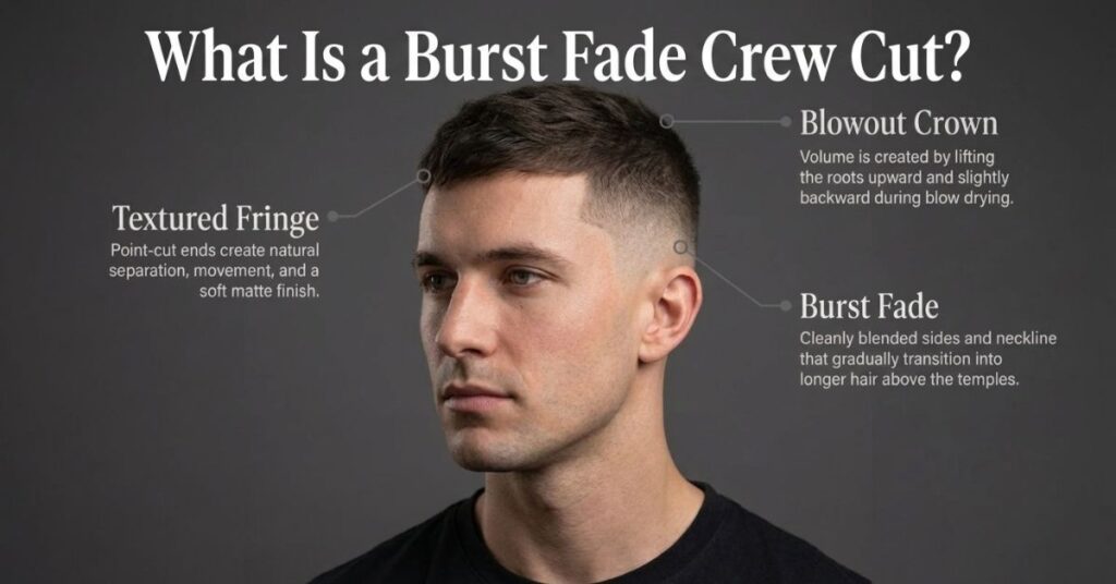 What Is a Burst Fade Crew Cut?