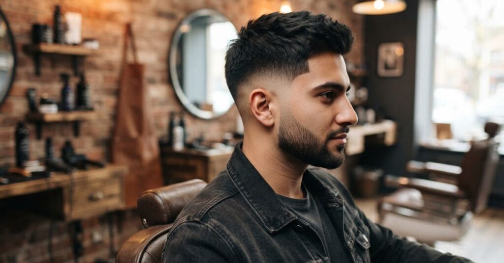  Low Burst Fade Crew Cut