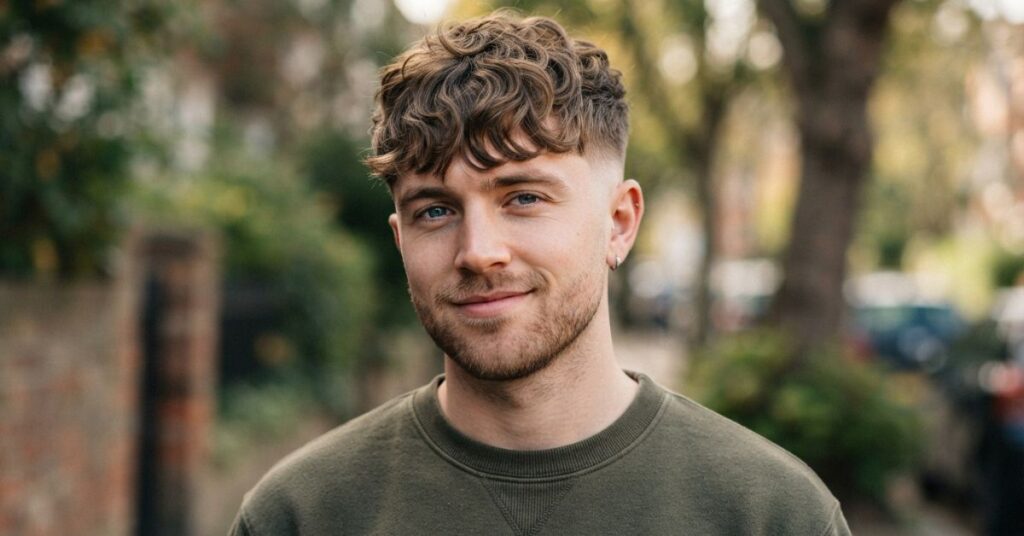 Wavy Burst Fade with Fringe
