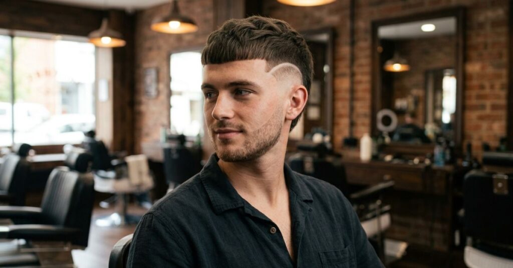 Bald Burst Fade Caesar