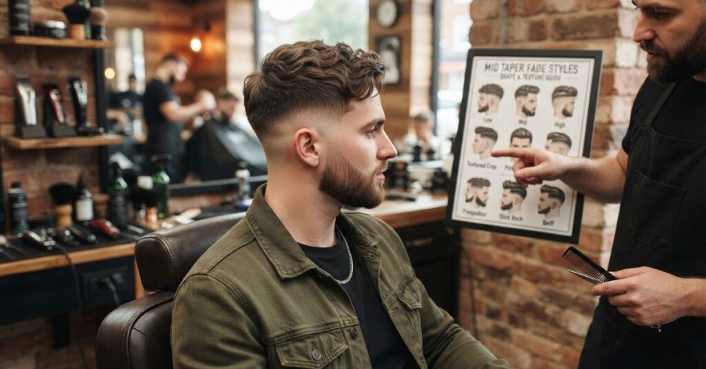 Best Mid Taper Fade Styles by Top Shape and Texture
