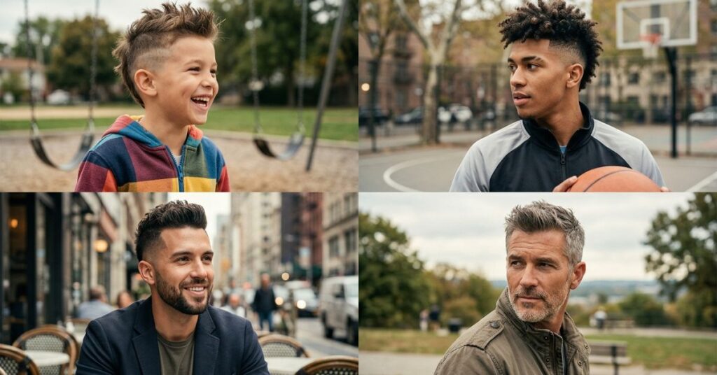 Burst Fade Faux Hawk Ideas by Age and Lifestyle