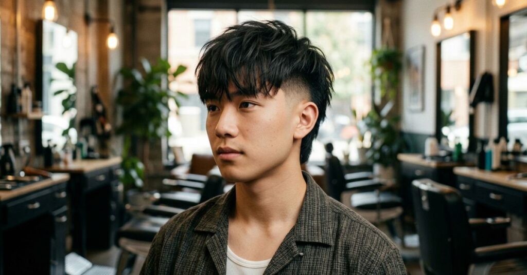 Burst Fade Textured Fringe