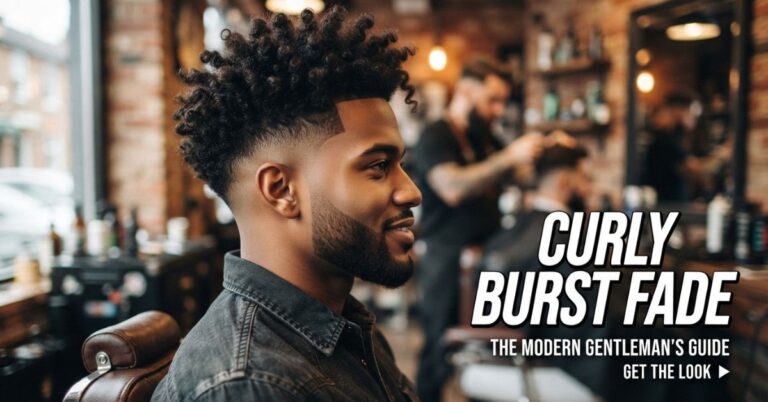 Curly Burst Fade