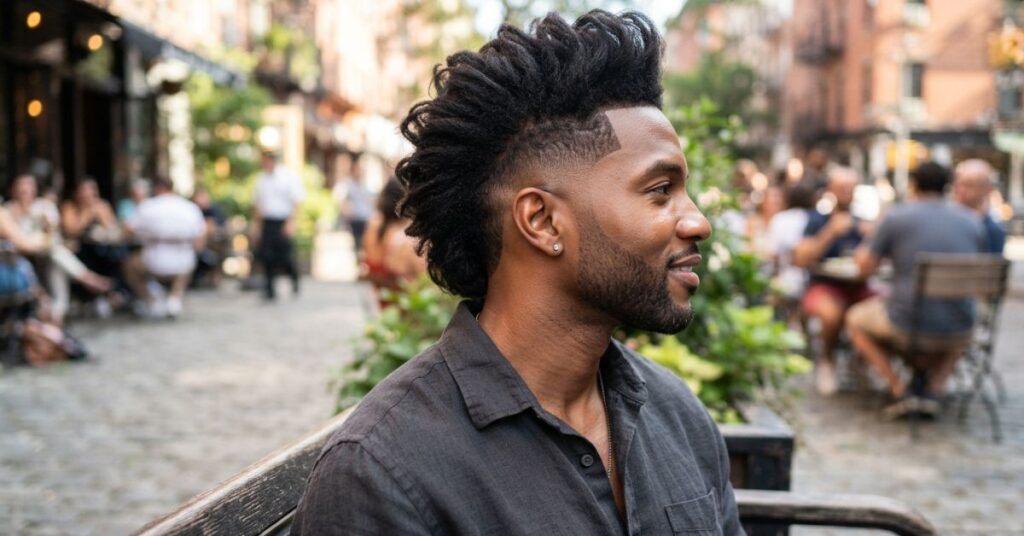 Long Burst Fade Mohawk