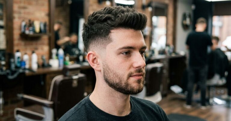 Low Burst Fade Haircut