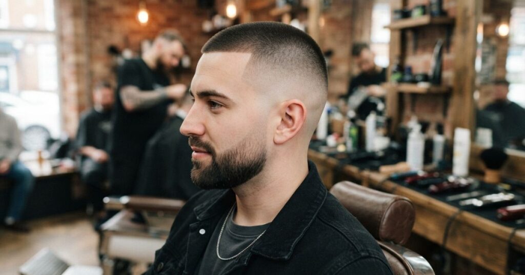 Skin Buzz Cut  Burst Fade