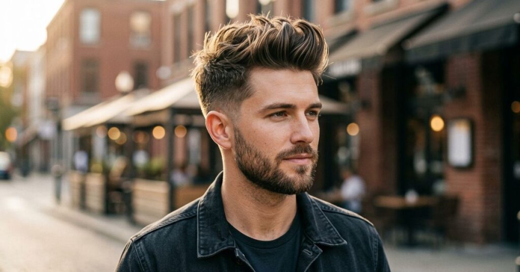 Textured Quiff Haircut