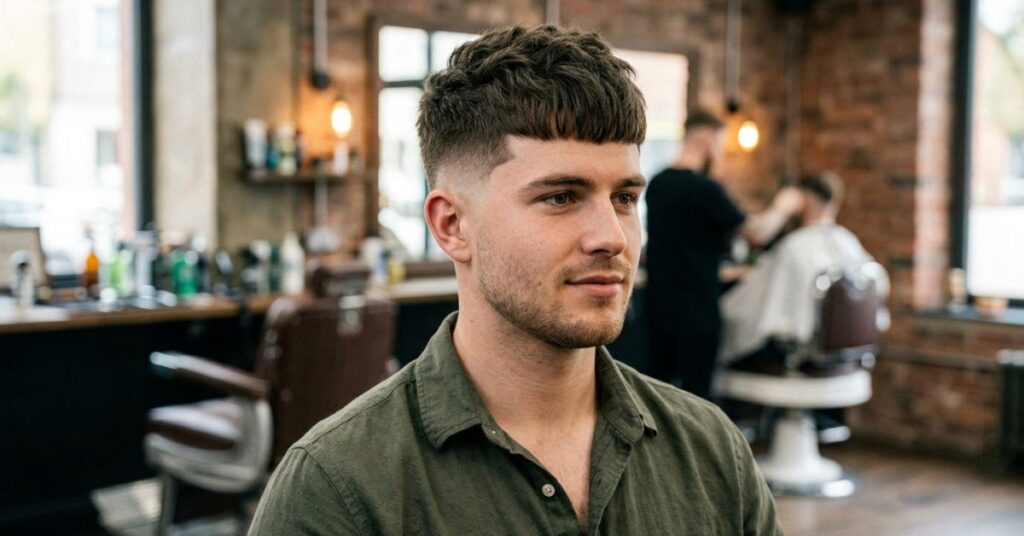 Thick Hair Caesar Fade
